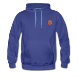 Men’s Premium Hoodie  WITH  ORANGE  LOGO - royalblue