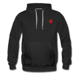 Men’s Premium Hoodie  WITH RED  LOGO - black