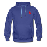 Men’s Premium Hoodie  WITH RED  LOGO - royalblue