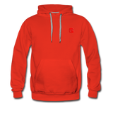 Men’s Premium Hoodie  WITH RED  LOGO - red