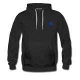 Men’s Premium Hoodie  WITH BLUE  LOGO - black