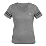 Women’s Vintage Sport T-Shirt   WITH SILIVER LOGO - heather gray/charcoal