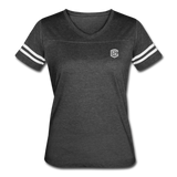 Women’s Vintage Sport T-Shirt   WITH SILIVER LOGO - vintage smoke/white