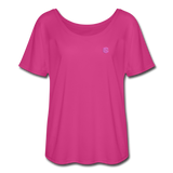 Women’s Flowy T-Shirt   WITH PINK LOGO - dark pink