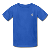 Gildan Ultra Cotton Youth T-Shirt   WITH  SILIVER LOGO - royal blue