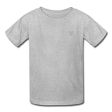 Gildan Ultra Cotton Youth T-Shirt   WITH  SILIVER LOGO - heather gray