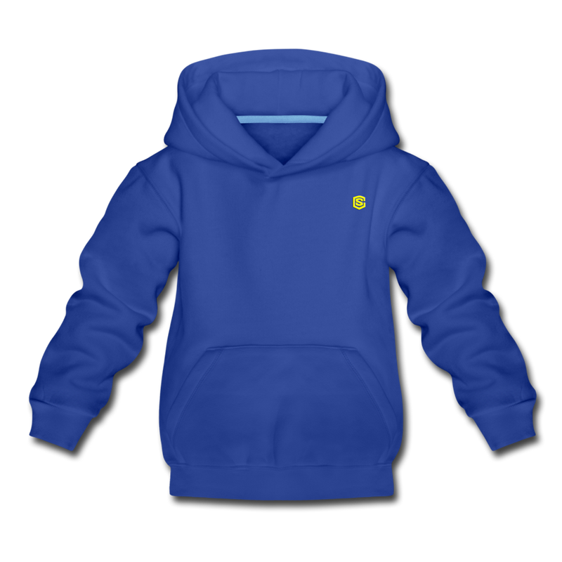 Kids‘ Premium Hoodie  WITH YELLOW  LOGO - royal blue