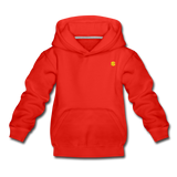 Kids‘ Premium Hoodie  WITH YELLOW  LOGO - red