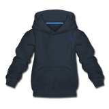 Kids‘ Premium Hoodie  WITH BLUE  LOGO - navy