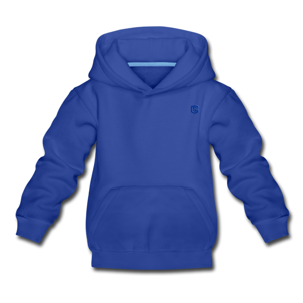 Kids‘ Premium Hoodie  WITH BLUE  LOGO - royal blue