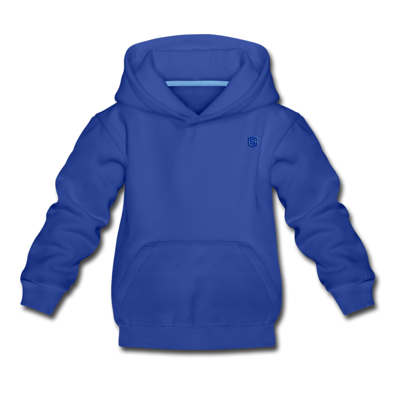 Kids‘ Premium Hoodie  WITH BLUE  LOGO - royal blue