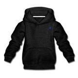 Kids‘ Premium Hoodie  WITH BLUE  LOGO - charcoal gray