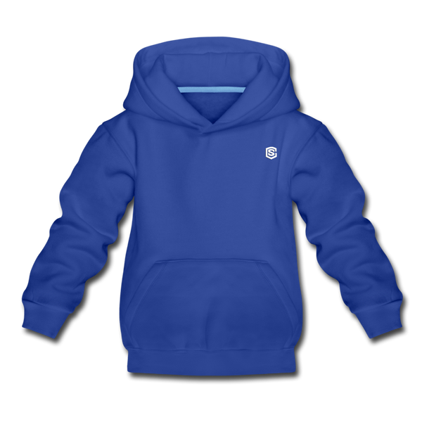 Kids‘ Premium Hoodie  WITH  WHITE LOGO - royal blue