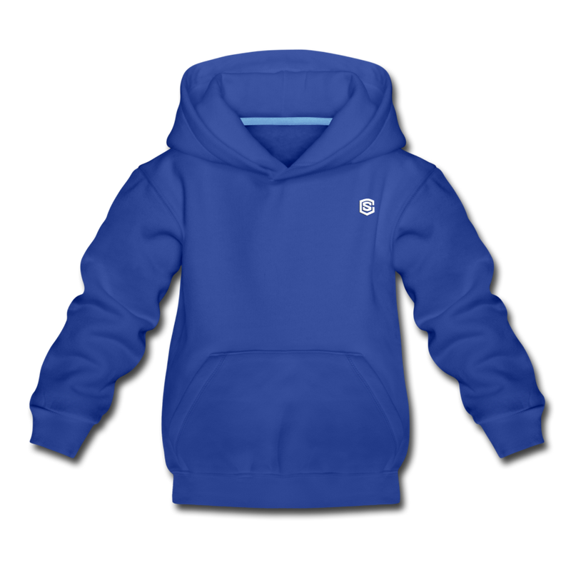 Kids‘ Premium Hoodie  WITH  WHITE LOGO - royal blue