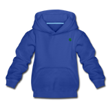 Kids‘ Premium Hoodie  WITH  GREEN LOGO - royal blue