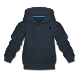 Kids‘ Premium Hoodie  WITH BLACK  LOGO - navy