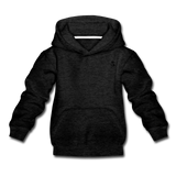 Kids‘ Premium Hoodie  WITH BLACK  LOGO - charcoal gray