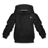 Kids‘ Premium Hoodie  WITH SILIVER  LOGO - black