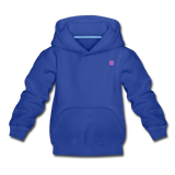 Kids‘ Premium Hoodie  WITH PINK  LOGO - royal blue