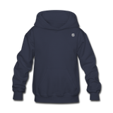 Kids' Hoodie  WITH  SILIVER LOGO - navy