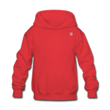 Kids' Hoodie  WITH  SILIVER LOGO - red