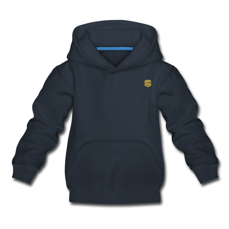 Kids‘ Premium Hoodie  WITH  GOLD LOGO - navy