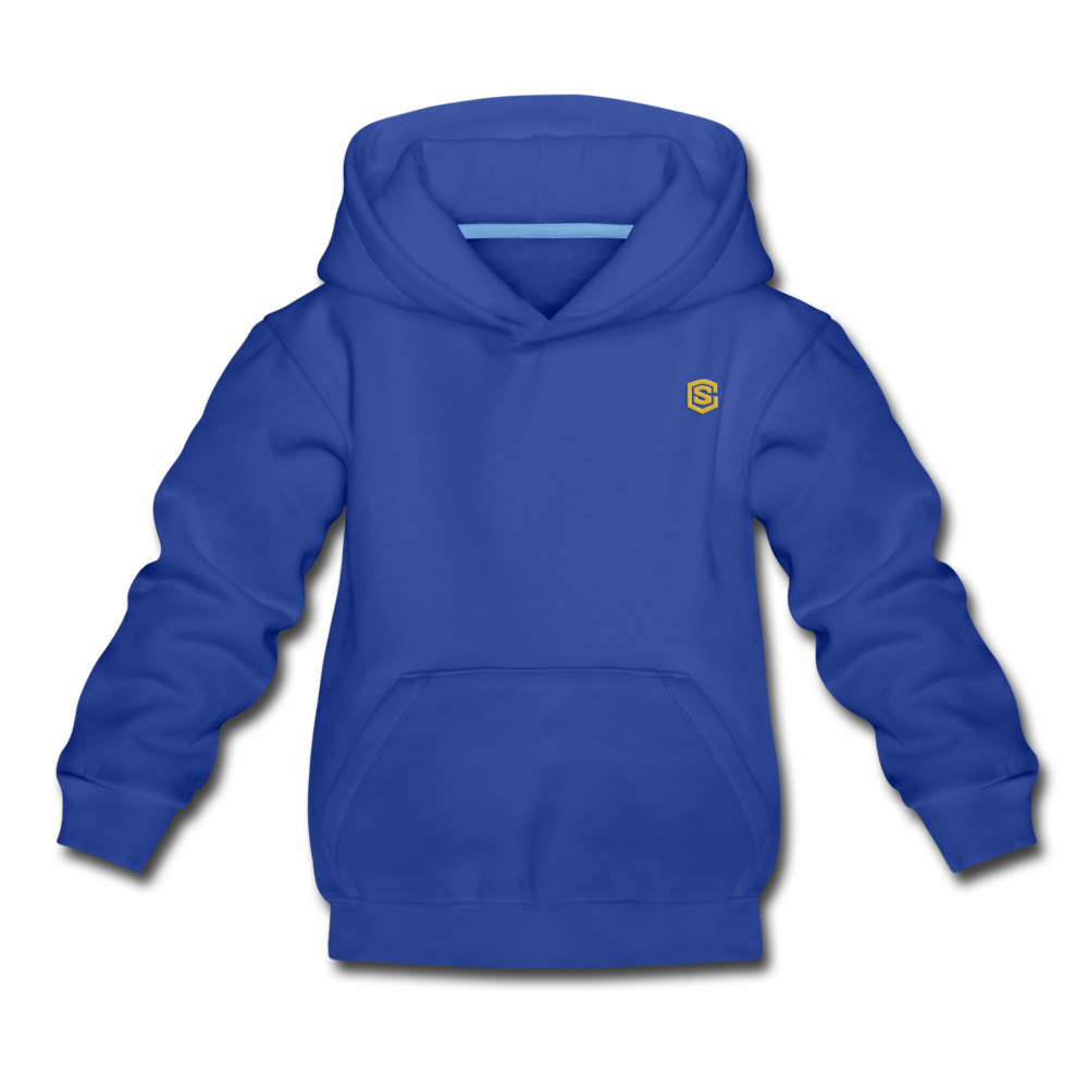 Kids‘ Premium Hoodie  WITH  GOLD LOGO - royal blue