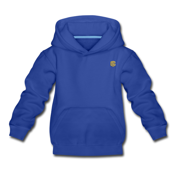 Kids‘ Premium Hoodie  WITH  GOLD LOGO - royal blue