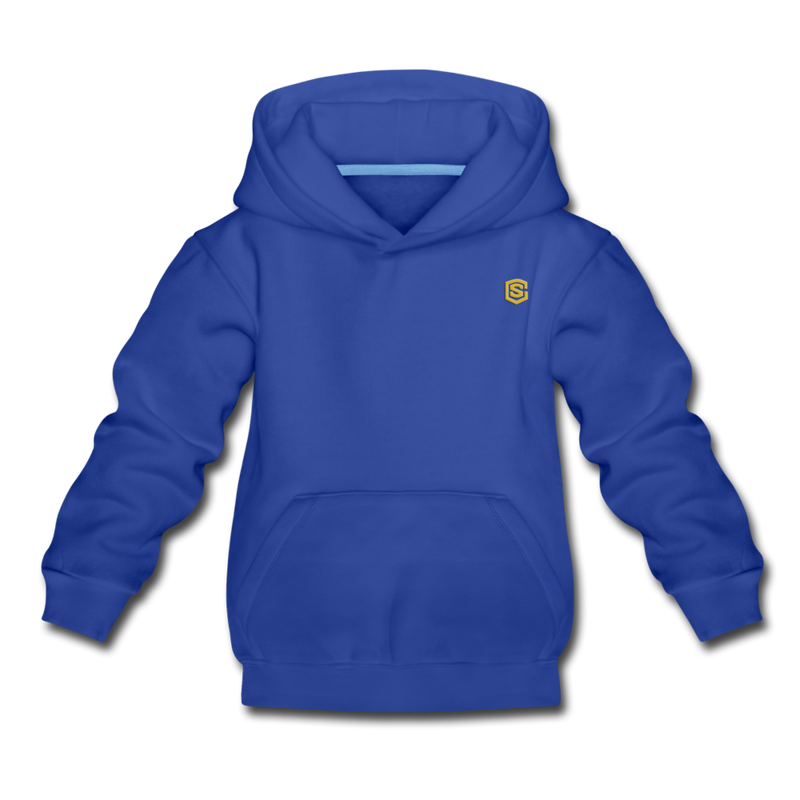 Kids‘ Premium Hoodie  WITH  GOLD LOGO - royal blue