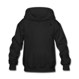 Kids' Hoodie  WITH BLACK  LOGO - black