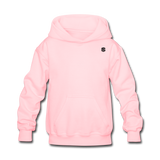 Kids' Hoodie  WITH BLACK  LOGO - pink