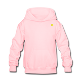 Kids' Hoodie  WITH  YELLOW LOGO - pink