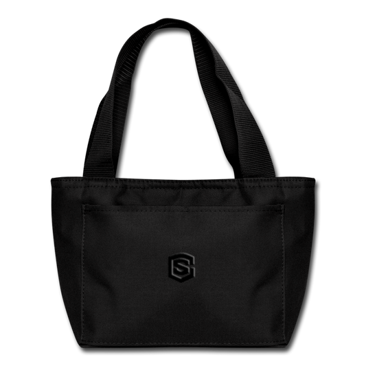 Lunch Bag WITH BLACK LOGO - black