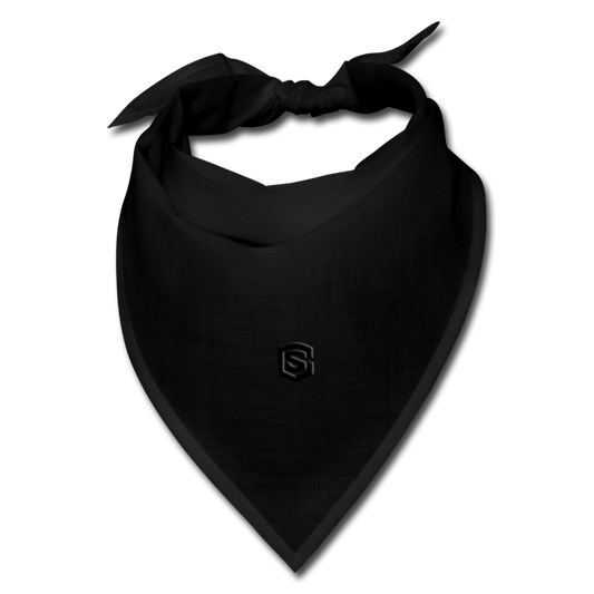 Bandana WITH BLACK  LOGO - black