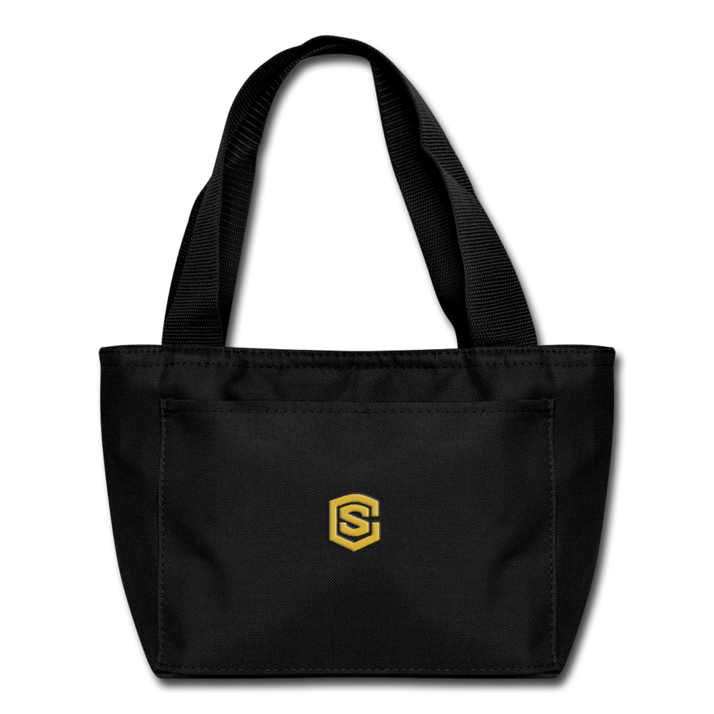 Lunch Bag WITH GOLD  LOGO - black