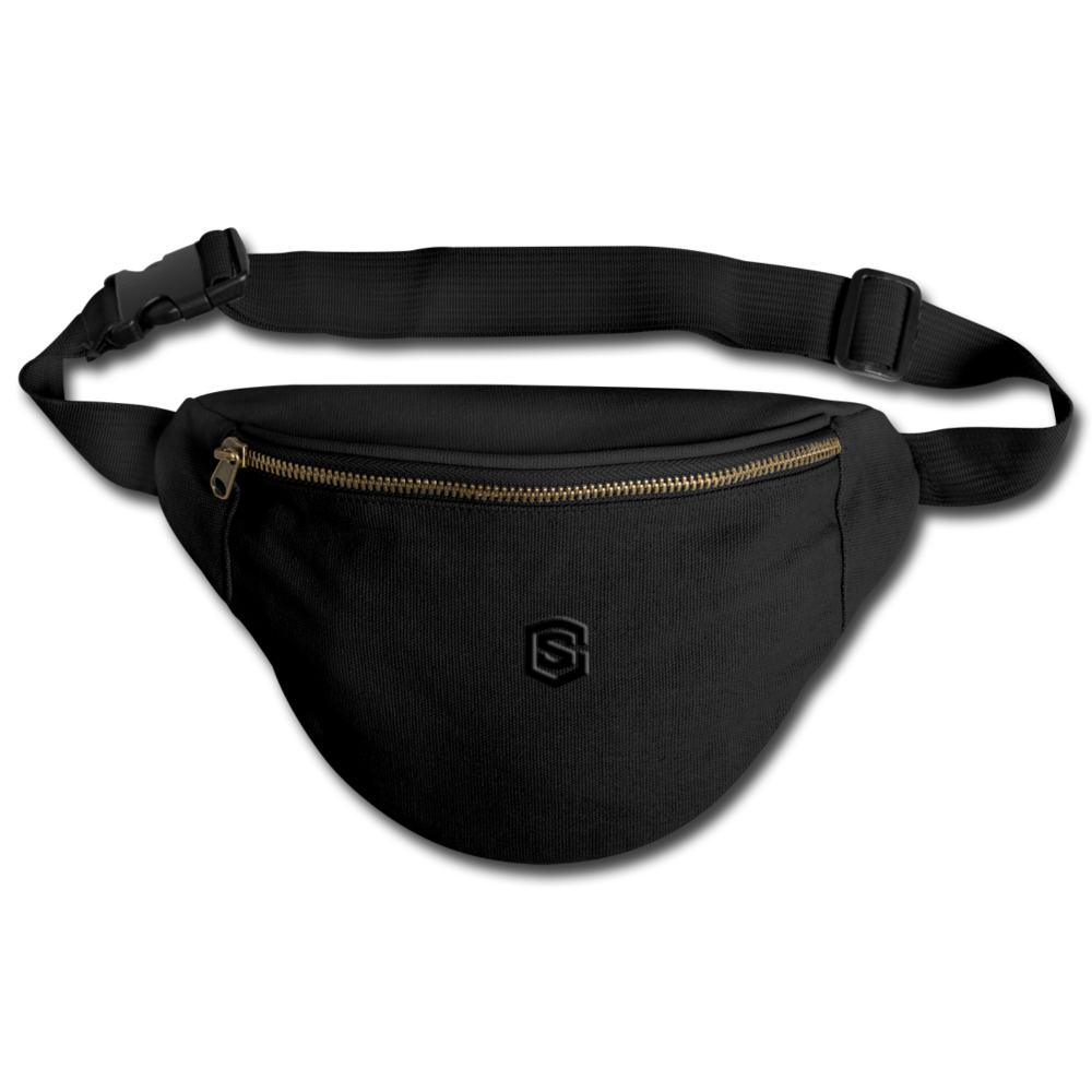 Fanny Pack | Comfort Colors 344 WITH  BLACK  LOGO - black