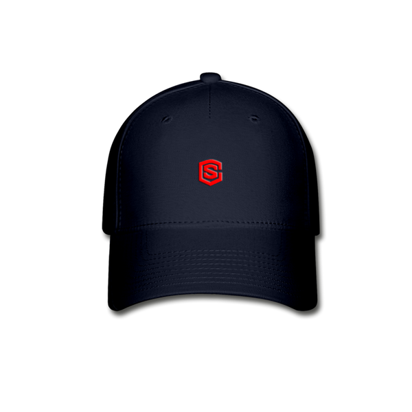 Baseball Cap WITH  RED LOGO - navy