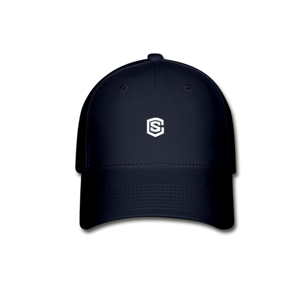 Baseball Cap WITH WHITE  LOGO - navy