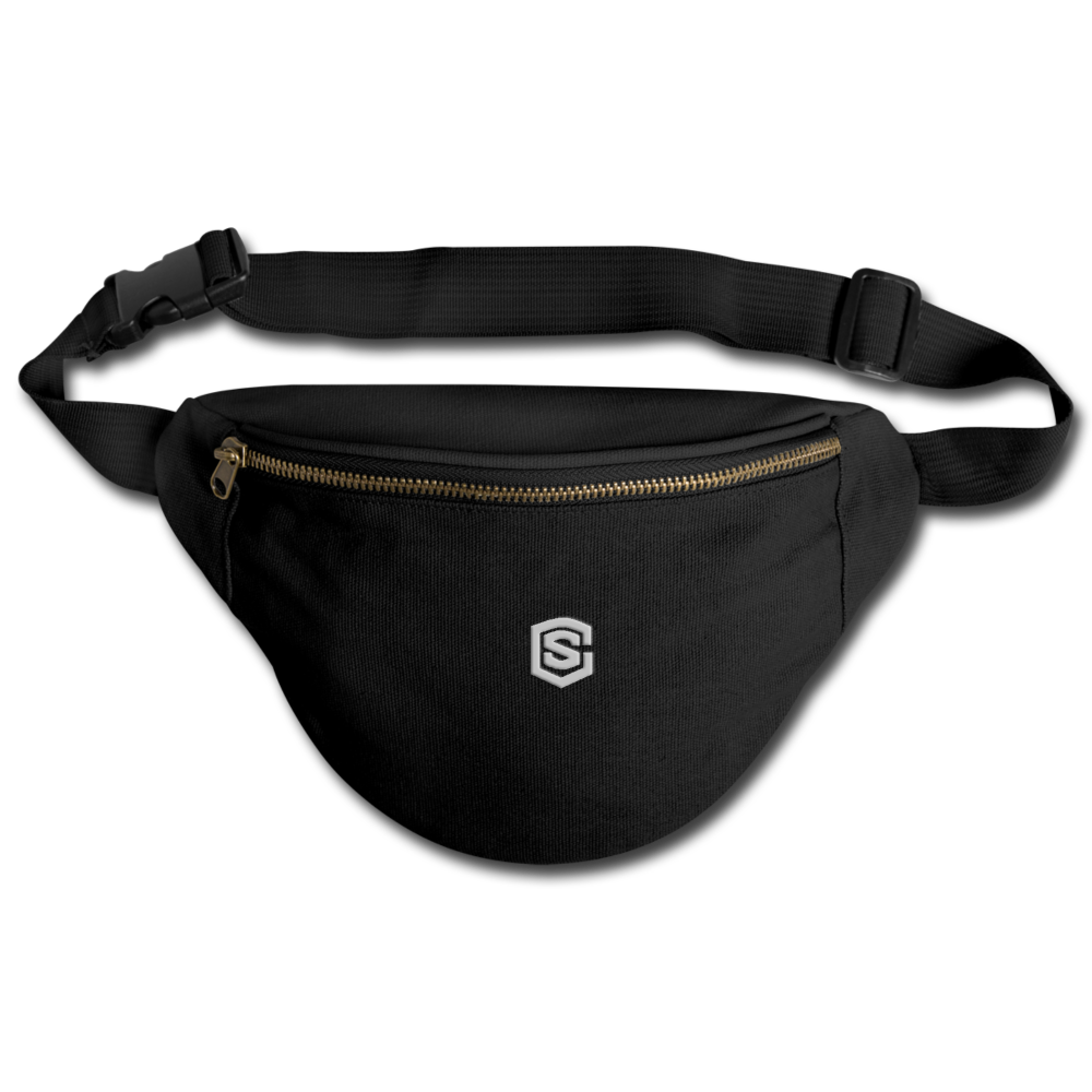 Fanny Pack | Comfort Colors 344 WITH  SILIVER LOGO - black