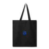 Tote Bag WITH BLUE  LOGO - black