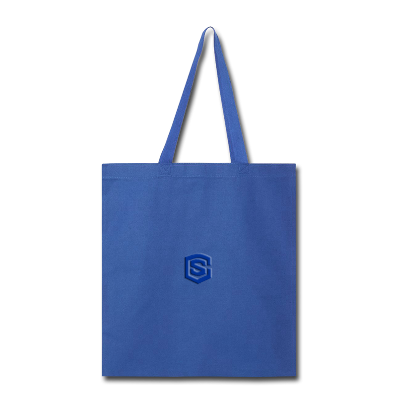 Tote Bag WITH BLUE  LOGO - royal blue