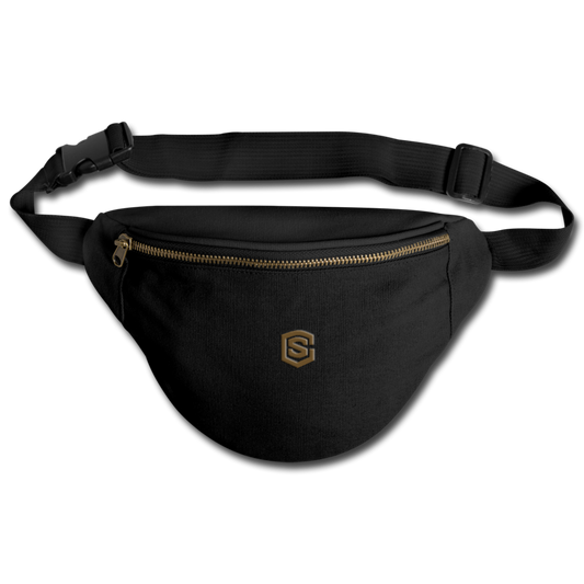 Fanny Pack | Comfort Colors 344 WITH  BROWN  LOGO - black