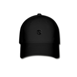 Baseball Cap WITH  BLACK LOGO - black