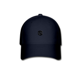 Baseball Cap WITH  BLACK LOGO - navy