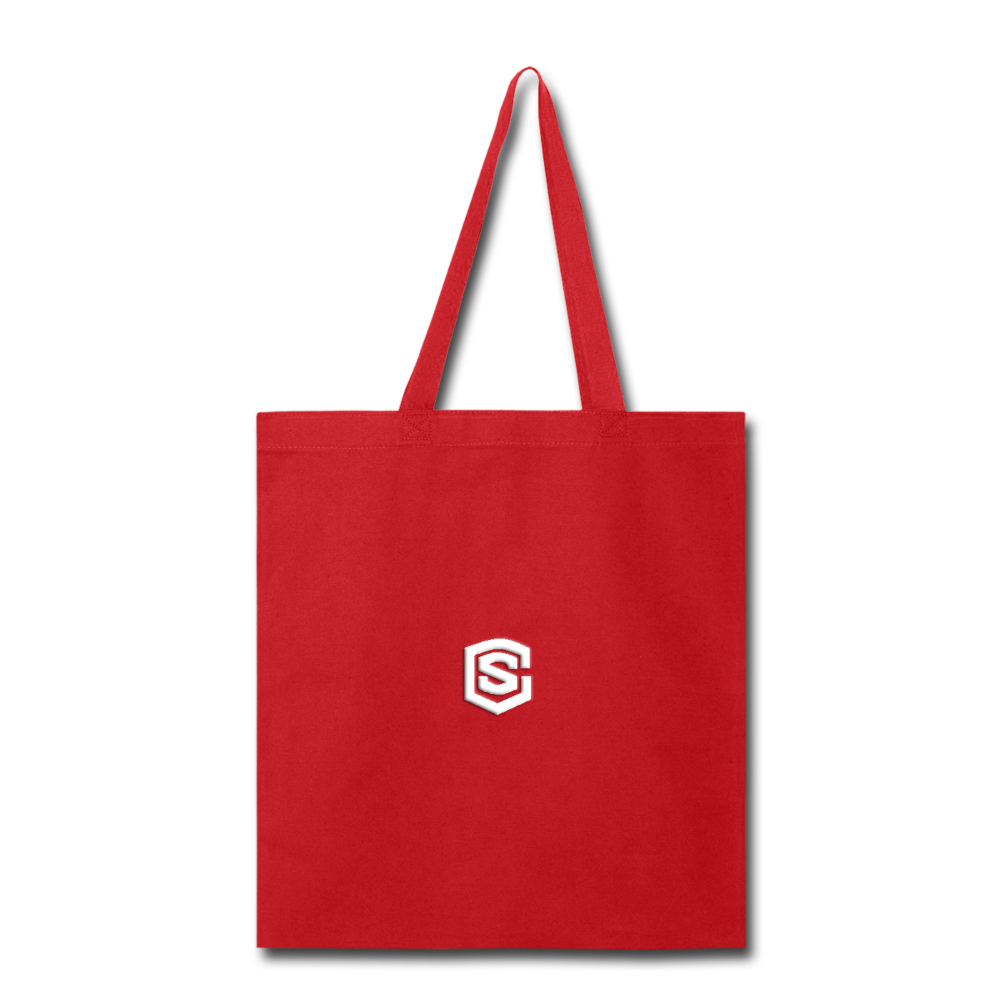 Tote Bag WITH WHITE  LOGO - red