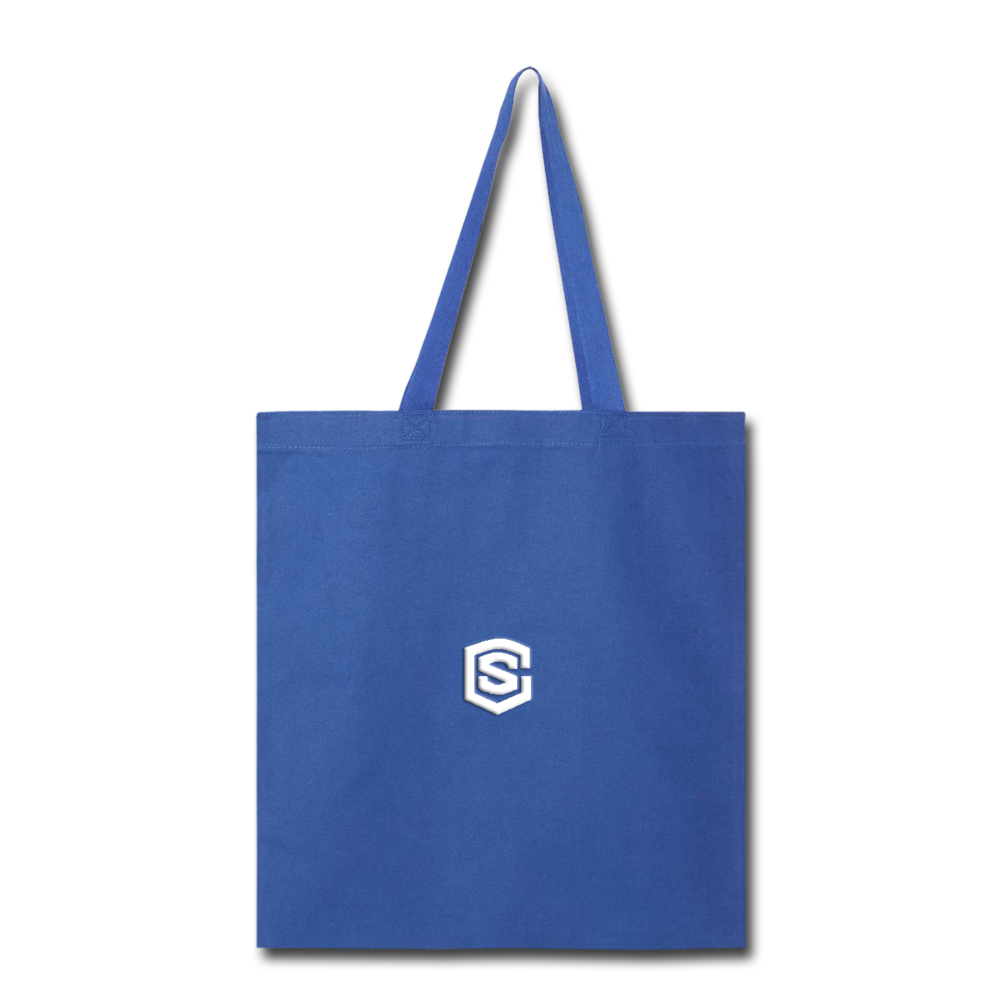 Tote Bag WITH WHITE  LOGO - royal blue