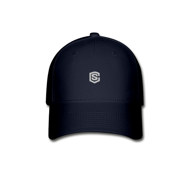 Baseball Cap WITH  SILVER LOGO - navy