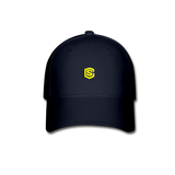 Baseball Cap WITH YELLOW  LOGO - navy