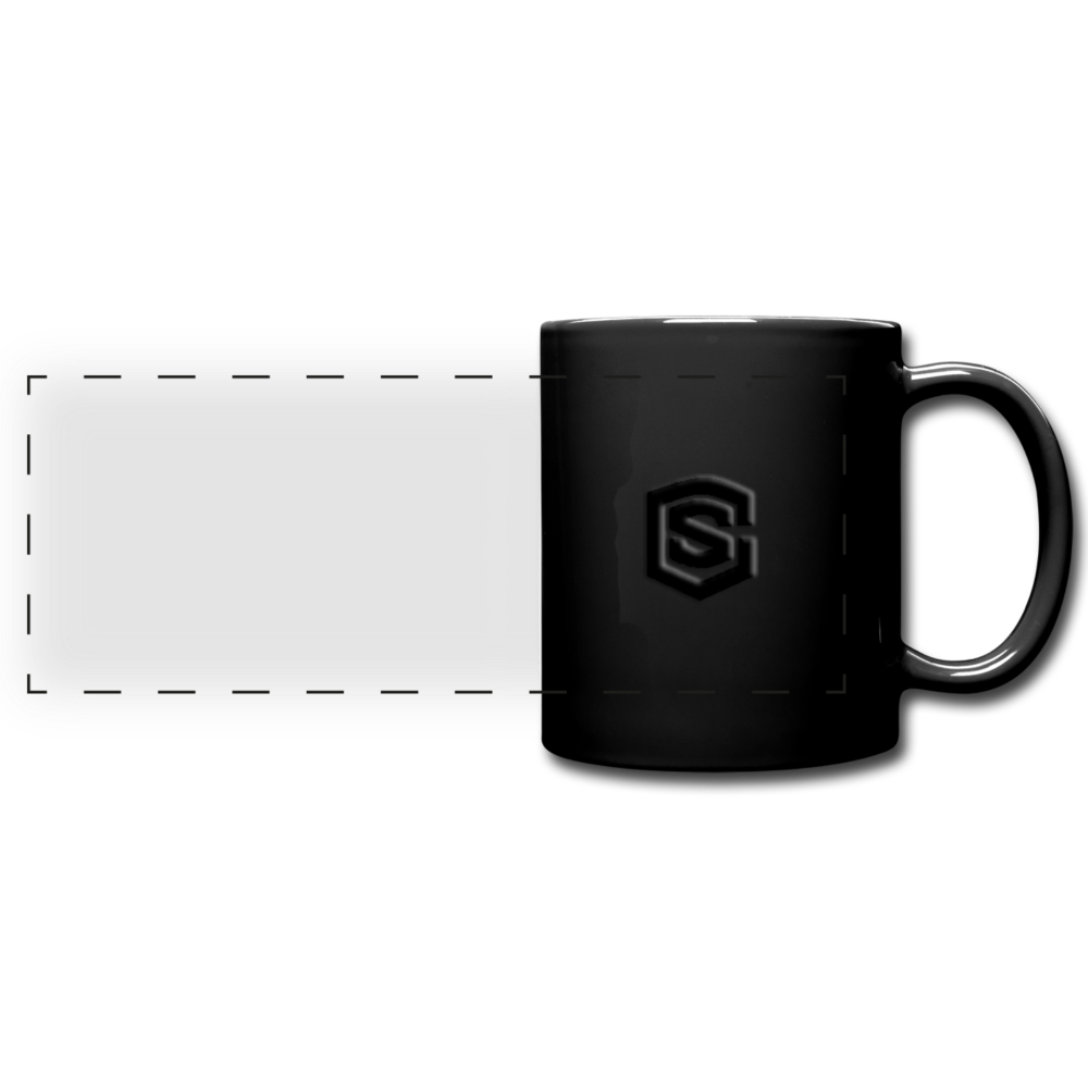 Full Color Panoramic Mug WITH BLACK  LOGO - black