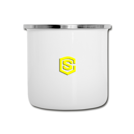 Camper Mug WITH YELLOW  LOGO - white